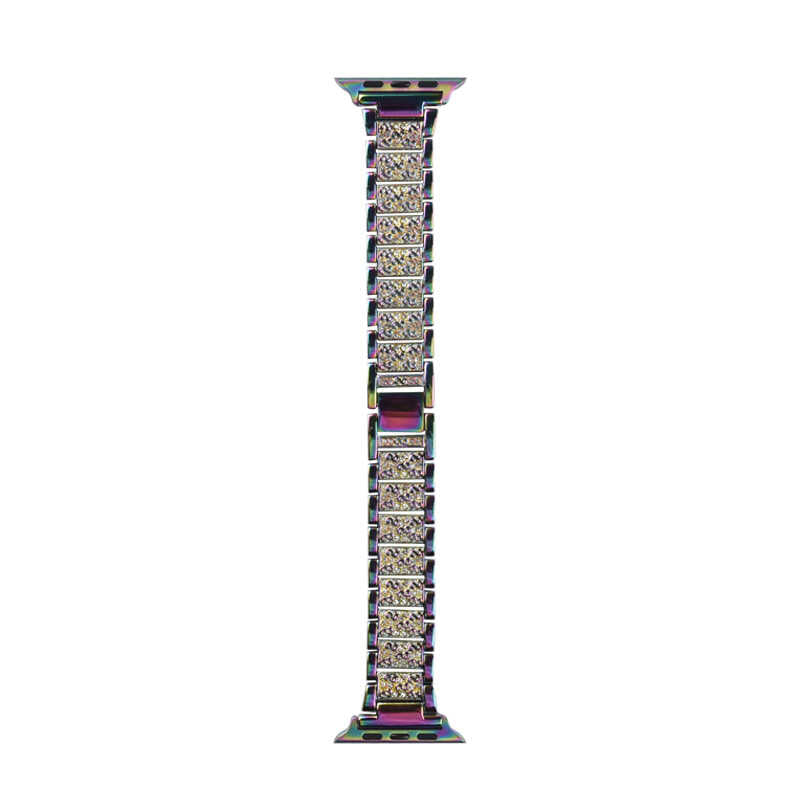 Watch Ultra 49mm Kordon Wiwu Three Beads Set Auger Metal Strap Kayış - 18 Watch Ultra 49mm Kordon Wiwu Three Beads Set Auger Metal Strap Kayış - 18